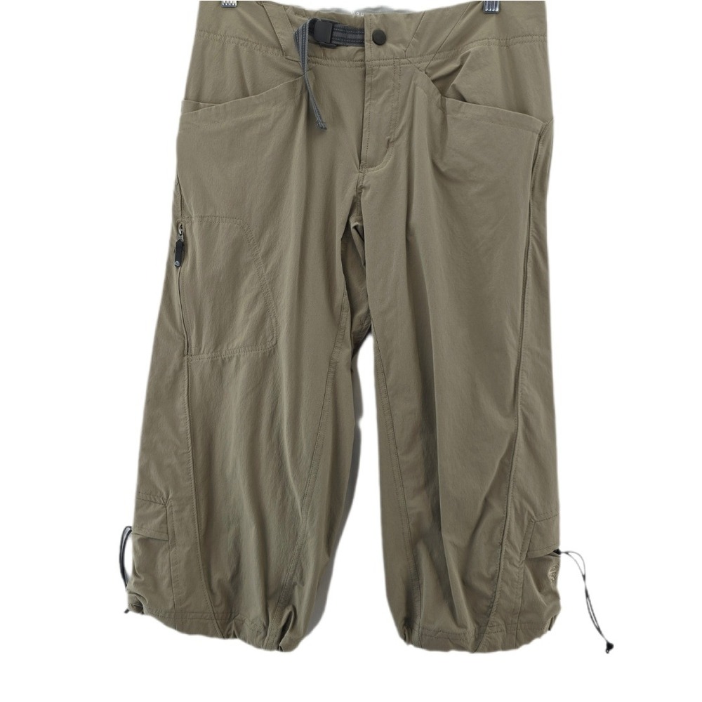 Mountain Hardwear Hiking Capri Pants Women's 6 Lightweight Outdoor Khaki Utility